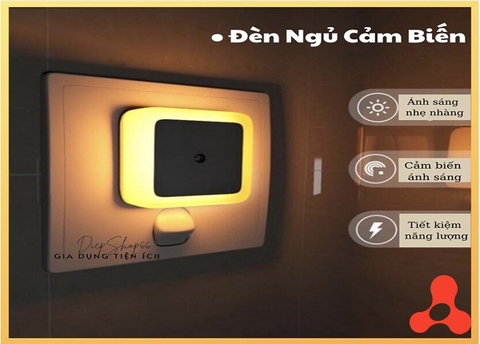 ĐÈN NGỦ CẢM BIẾN TỰ ĐỘNG SÁNG KHI TỐI