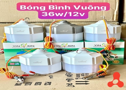 BÓNG ĐÈN KẸP BÌNH VUÔNG 36W 12V