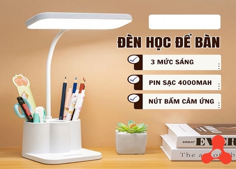 ĐÈN HỌC ĐỂ BÀN SẠC TÍCH ĐIỆN 3 CHẾ ĐỘ