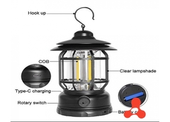 ĐÈN LỒNG CẮM TRẠI SẠC TÍCH ĐIỆN L- 27