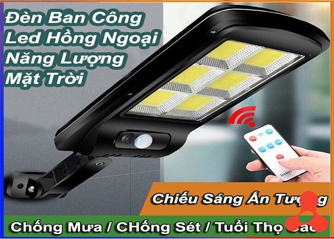 ĐÈN NĂNG LƯỢNG LED 6 BÓNG ĐIỀU KHIỂN