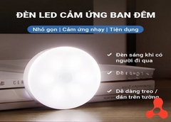 ĐÈN LED TRÒN CẢM BIẾN ĐA NĂNG DÁN TƯỜNG