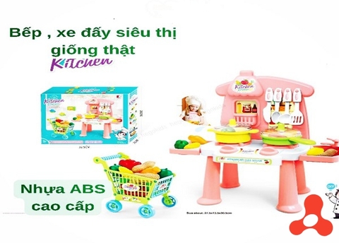 BỘ ĐỒ CHƠI NẤU ĂN KÈM XE ĐẨY 36 CHI TIẾT