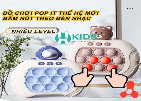 ĐỒ CHƠI POP IT THẾ HỆ MỚI BẤM NÚT THEO ĐÈN