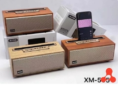 LOA BLUETOOTH GỖ XM- 505 KIÊM GIÁ ĐỞ