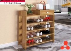 KỆ GIÀY GỖ 5 TẦNG GỖ MDF CHỐNG THẤM