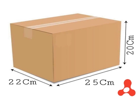 THÙNG CARTON 3 LỚP 25X22X20CM