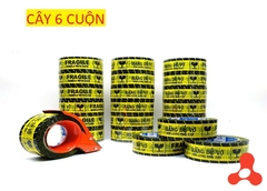 BĂNG KEO HÀNG DỂ VỠ 100 YARD LỐC 6 CUỘN