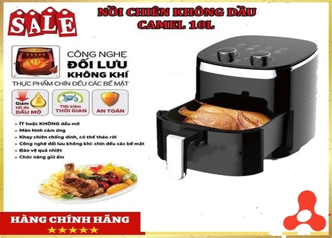 NỒI CHIÊN KHÔNG DẦU CAMEL 10L