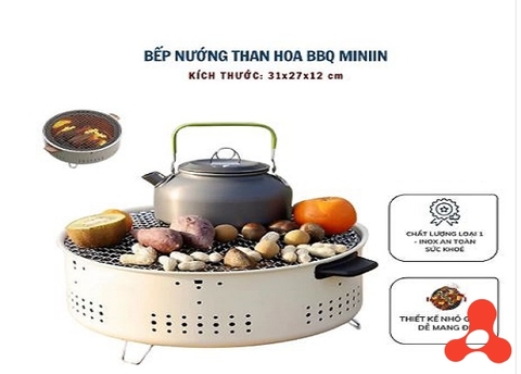 BẾP NƯỚNG THAN HOA BBQ CAO CẤP