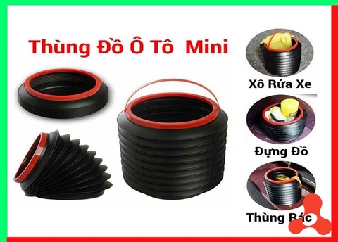 THÙNG RÁC MINI TRÒN CO GIÃN TIỆN DỤNG