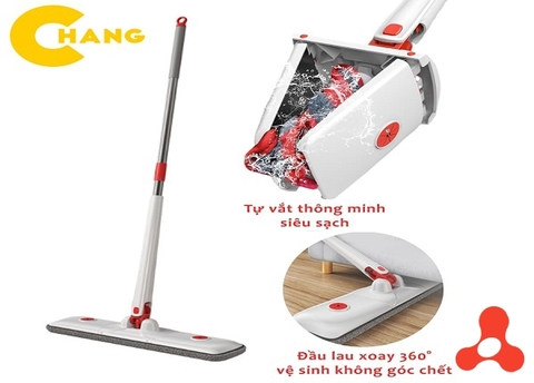 CÂY LAU NHÀ 360 ĐỘ TIỆN DỤNG 36CM