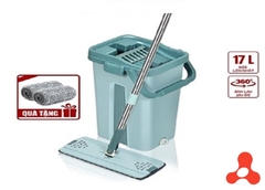 BỘ CÂY LAU NHÀ TỰ VẮT THÔNG MINH 2IN1