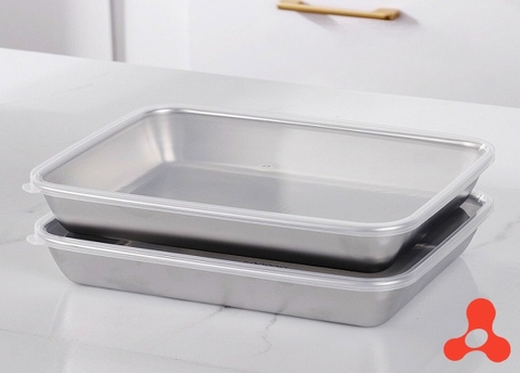 KHAY ĐỰNG THỰC PHẨM INOX CỠ LỚN