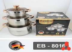 BỘ NỒI ĐỨC 3 MÓN ENGELBERG EB- 8016 (THÙNG 4 BỘ)