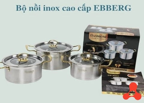 BỘ 3 NỒI ĐỨC EBBERG CAO CẤP