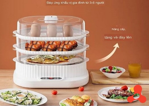 NỒI HẤP ĐIỆN ĐA NĂNG 3 TẦNG