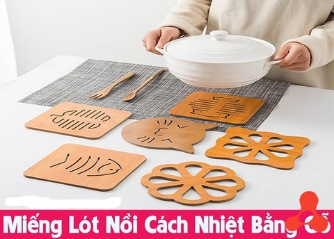 MIẾNG LÓT NỒI CÁCH NHIỆT BẰNG GỖ