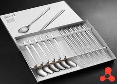 SET 6 ĐÔI MUỖNG ĐŨA INOX ĐỨC