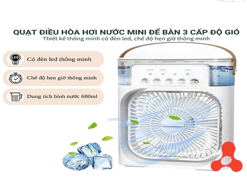 QUẠT PHUN SƯƠNG HƠI NƯỚC MINI ĐỂ BÀN