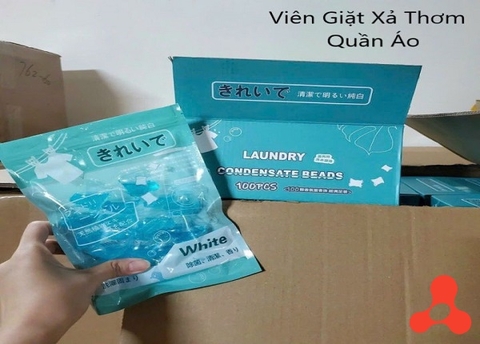 HỘP 100 VIÊN GIẶT XÃ QUẦN ÁO SIÊU SẠCH