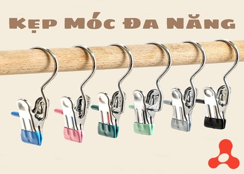 SET 10 MÓC KẸP ĐA NĂNG THÉP KHÔNG GỈ