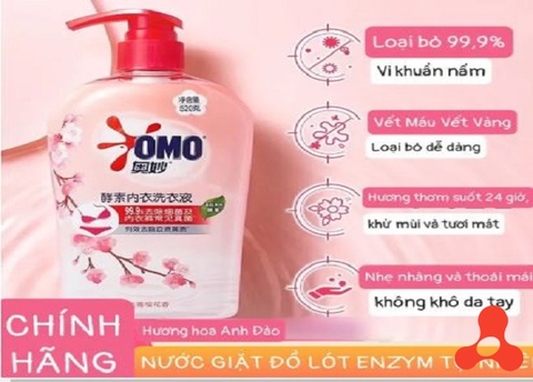 NƯỚC GIẶT ĐỒ LÓT OMO 300ML CỰC SẠCH