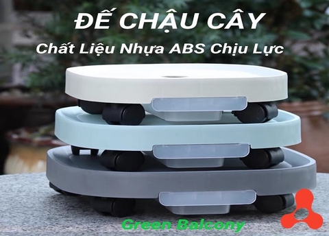 ĐỂ NHỰA KÊ CHẬU CÂY, CHẬU HOA CÓ KHAY HỨNG NƯỚC