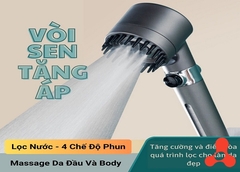 VÒI SEN TĂNG ÁP 4 CHẾ ĐỘ CAO CẤP KÈM DÂY