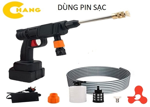 MÁY RỬA XE MINI CẦM TAY DÙNG PIN ĐA NĂNG