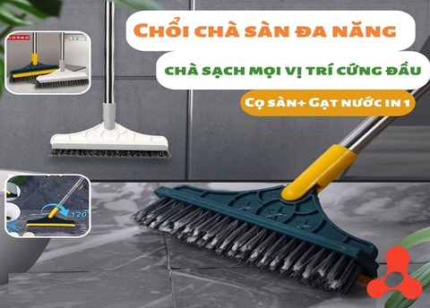 CHỔI CHÀ SÀN VỆ SINH ĐA NĂNG 2IN1