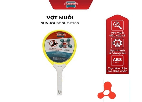 VỢT MUỖI CÓ ĐÈN SUNHOUSE SHE- E200