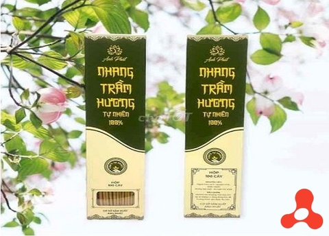 HỘP 100 CÂY NHANG TRẦM HƯƠNG TỰ NHIÊN ( 30CM )