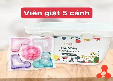 HỘP 30 VIỆN GIẶT XÃ QUẦN ÁO 5 CÁNH