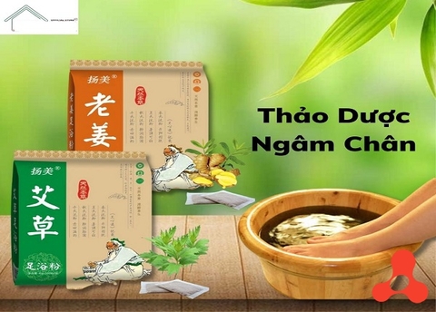 SET 100 GÓI THẢO DƯỢC NGÂM CHÂN NGẢI CỨU