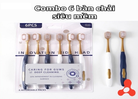 COMBO 6 BÀN CHẢI ĐÁNH RĂNG CHOCOIKES