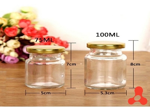 SET 10 HỦ THỦY TINH CHƯNG YẾN 100ML