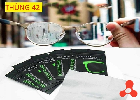 HỘP 50 KHĂN LAU KÍNH NANO GIẢM SƯƠNG MÙ