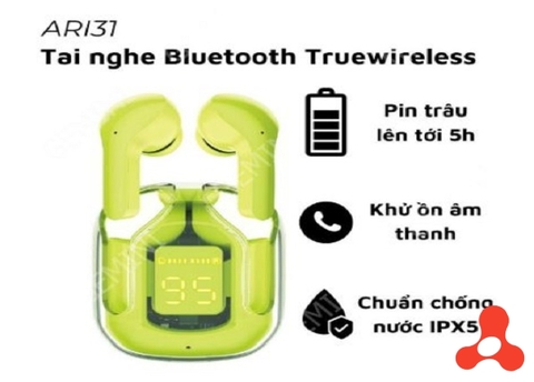 TAI NGHE BLUETOOTH KHÔNG DÂY ARI31 TRUEWIRELES TWS PRO