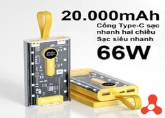 PIN SẠC DỰ PHÒNG, SẠC NHANH 20000MAH 66W