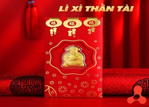 BAO LÌ XÌ THẦN TÀI MẠ VÀNG