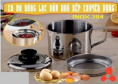 CA LỌC DẦU INOX 304