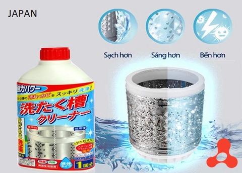 CHAI TẨY LỒNG MÁY GIẶT NHẬT BẢN 400ML