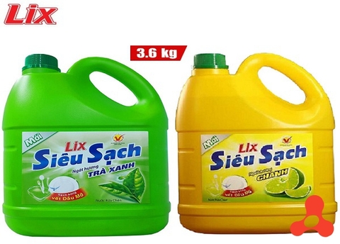 NƯỚC RỬA CHÉN LIX SIÊU SẠCH 3.6KG