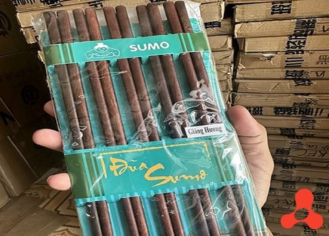 SET 10 ĐÔI ĐŨA GỖ SUMO CAO CẤP