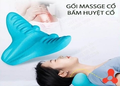 GỐI MASSAGE BẤM HUYỆT CỔ VAI GÁY BẰNG NHỰA MỀM