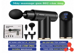 MÁY MASSAGE CƠ TAY GUN OSK- 802 (CẢM ỨNG)