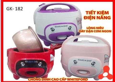 NỒI CƠM ĐIỆN 1,8L CUCKOO GK- 182 HÀN QUỐC