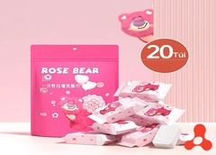 GÓI 20 VIÊN KHĂN NÉN DU LỊCH GẤU DÂU LOTSO