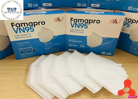 KHẨU TRANG FAMAPRO VN95 HỘP 10 CÁI